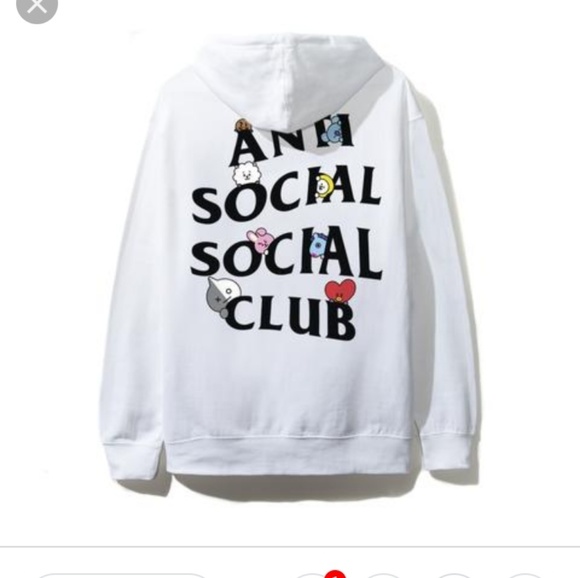 Anti Social Social Club Other - Bt21 Anti Social Social Club Hoodie